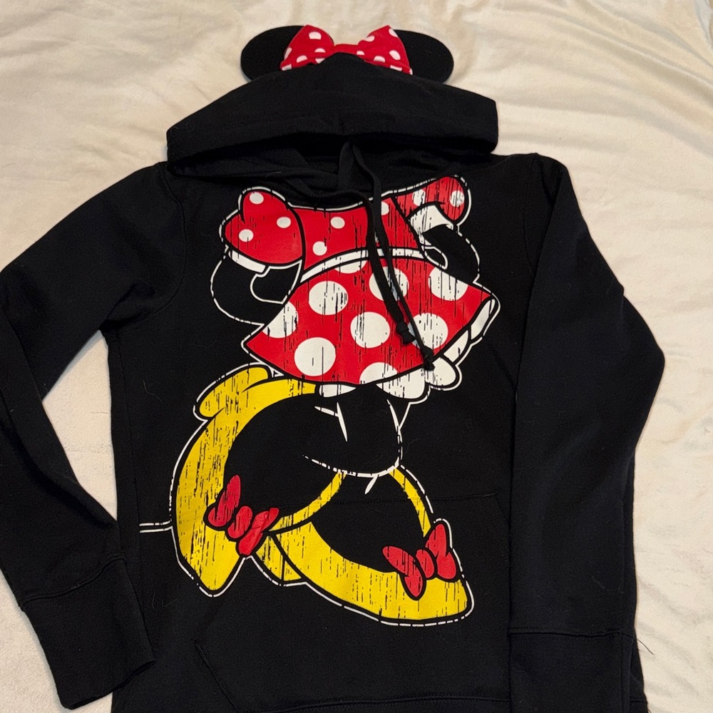 Disneyland Minnie Mouse hoodie with ears